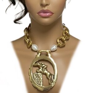 Steeplechase Vintage Re-envisioned Necklace