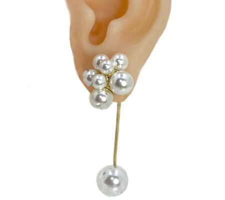 Love You A Bunch Earrings (model closeup)