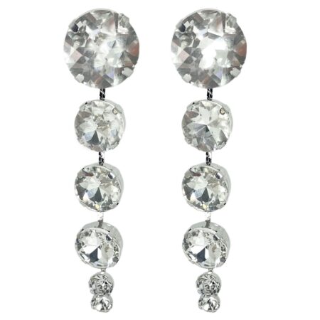 Bring the Bling Earrings (clear/silver)