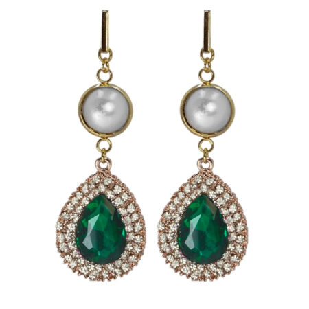 Every sparkle has a story Earrings (emerald green)