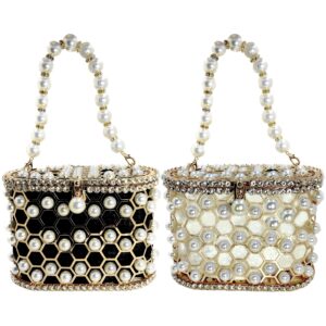 Got Glam? Handbag Black or White Pearl