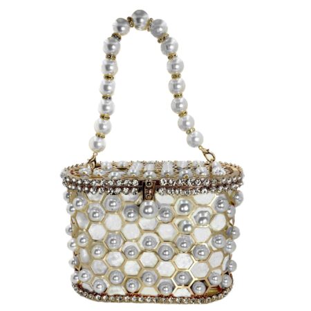 Got Glam Handbag (white-pearl)