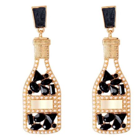 Here's to You! Earrings (black)