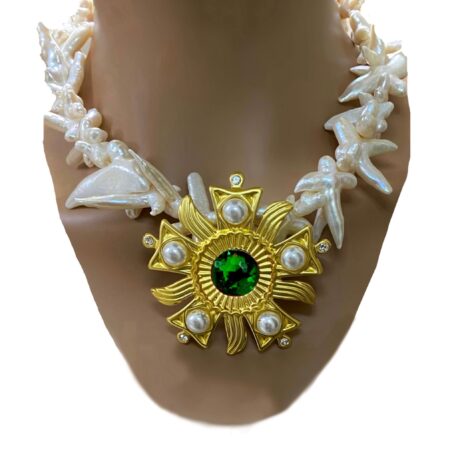 Imperial Palace Necklace (emerald green)