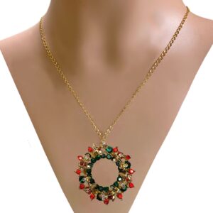 Wish You A Merry Wreathmas Necklace