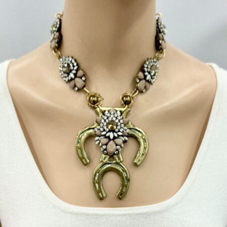 Hoofbeats of Tradition Vintage Necklace