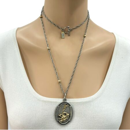 Race of Legends (silver-gold) necklace - view 3